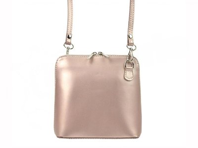 Жіноча шкіряна сумка Barberinis 1702 Світло рожевий - 20691_222 фото